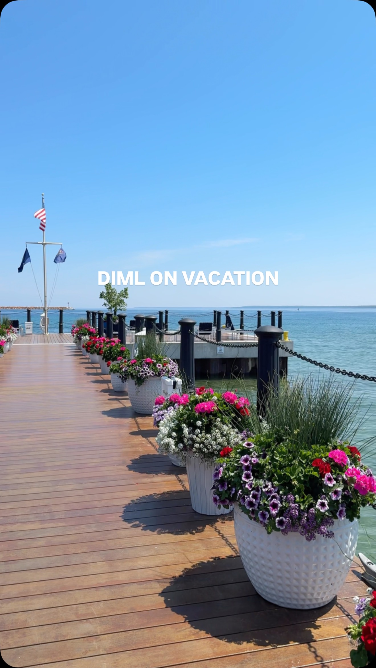 DIML on vacation! ⛵️🍒☀️ summertime in northern michigan is the best and we’re loving slowing down a bit on the island! if you want outfit details you can comment “yes” and I’ll send you a DM! also in my LTK as always! #summervacation #diml #mackinacisland #puremichigan