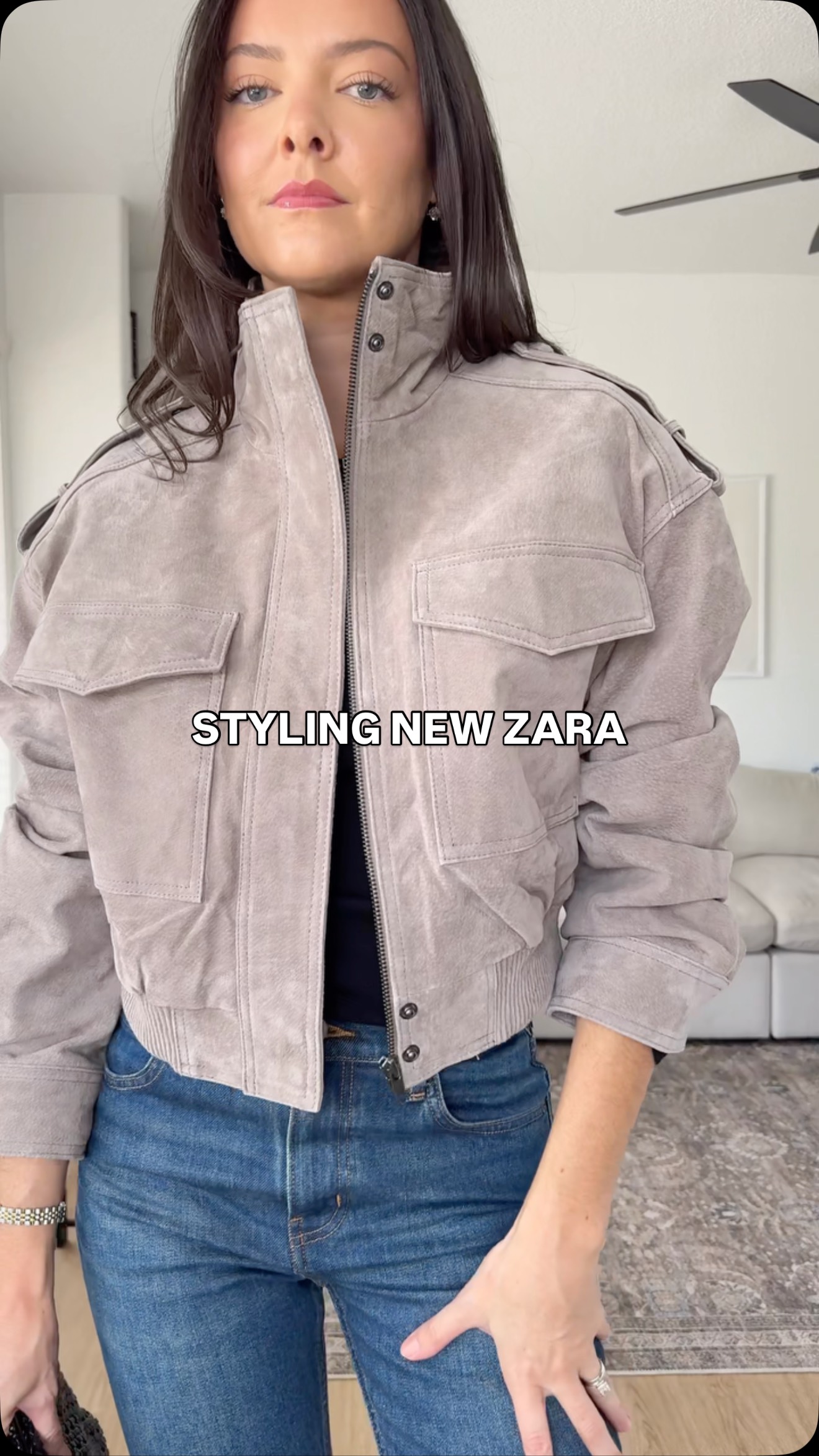 Styling new Zara! ✨ Comment “YES” and I’ll send the links straight to your DM, also saved to my LTK! #zaratryon #falltryon #falloutfits