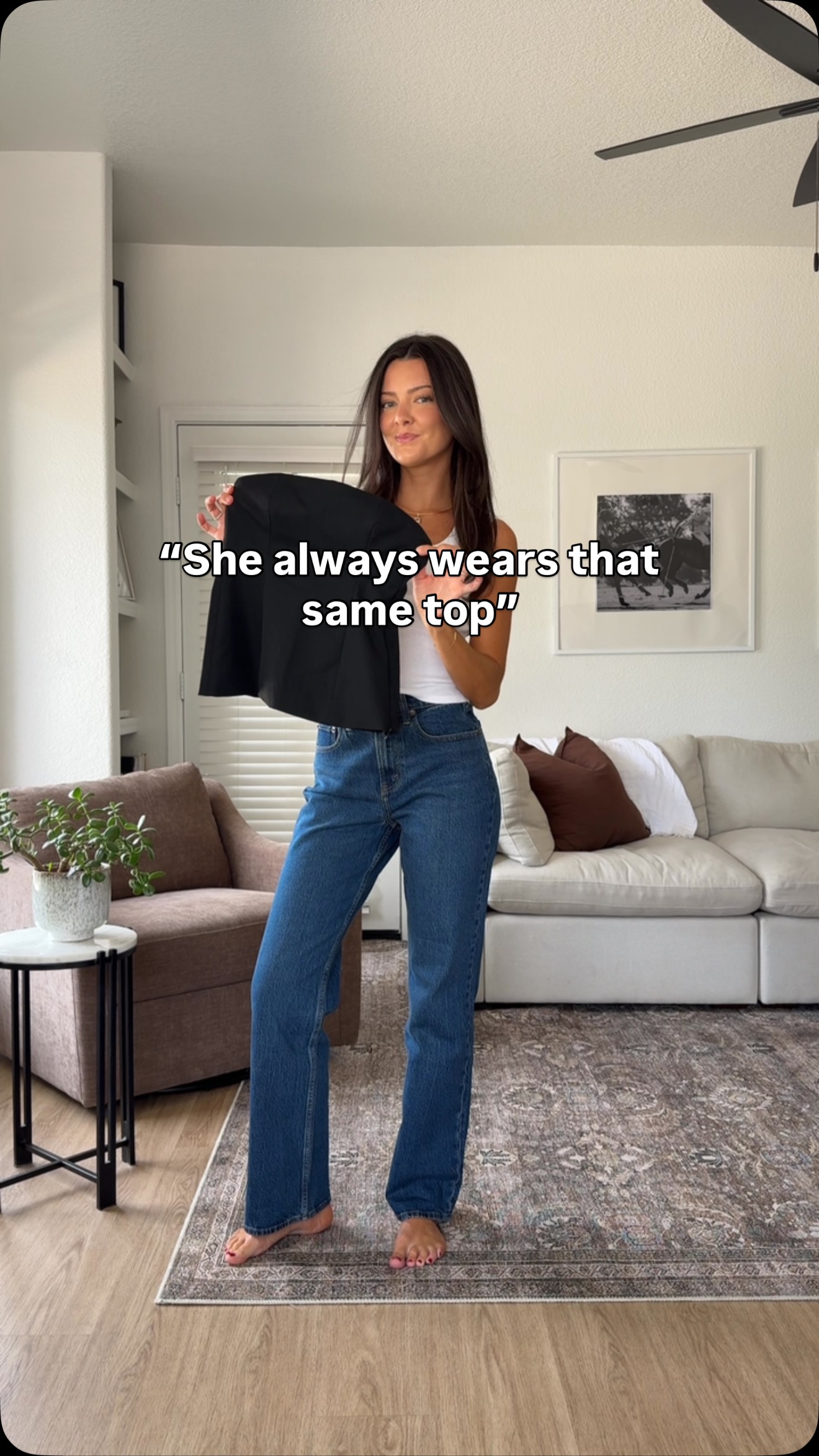 one top that can do it all 👏🏼 comment “YES” for links to these outfits plus a stackable Abercrombie discount code, all saved to my LTK too! #summeroutfits #easyoutfits #casualstyle