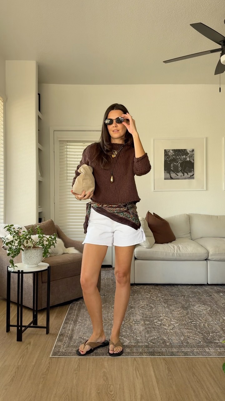 easy summer to fall outfit! 🫶🏼 comment “YES” for outfit links, also saved to my LTK!